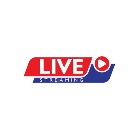 Live Stream Logo Design Vector Illustration Technology Screen Vector Vector, Technology, Screen ...