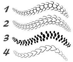 Dragon Scales brush set | Snake drawing, Dragon sketch, Dragon drawing