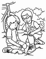 Showing Kindness Toward Others coloring Page  Download Print Or Color sketch template