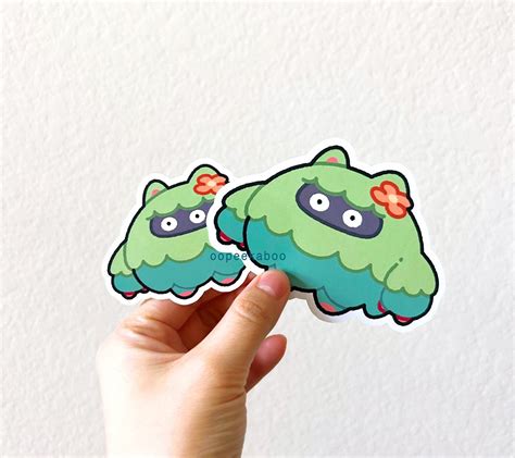 Buy Wumpo Botan Palworld Inspired Sticker, Kawaii Pals Green Wumpo Mount, Die Cut Vinyl Water ...