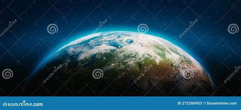 Planet Earth clouds stock illustration. Illustration of rendering - 272260953