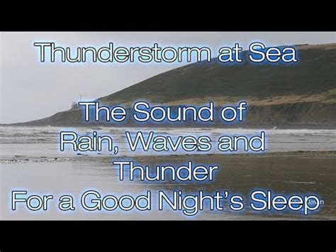 Thunderstorm & Ocean Waves Sounds for Sleep and Relaxation : natureisbeautiful