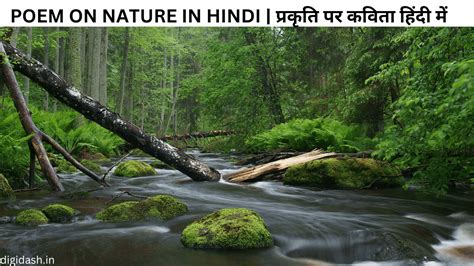 Poem On Nature In Hindi | प्रकृति पर कविता हिंदी में - DIGI DASH