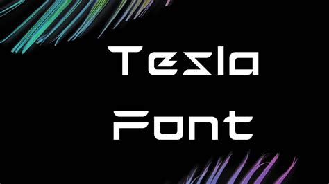 Tesla Font Free Download