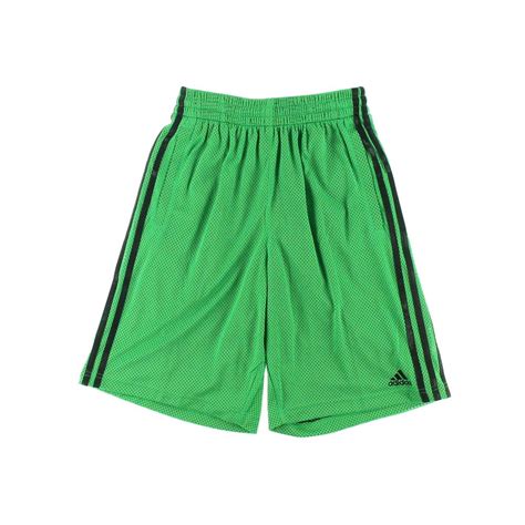 Adidas 6673 NEW Mens Green Contrast Trim Mesh Basketball Athletic Shorts L Bhfo | eBay