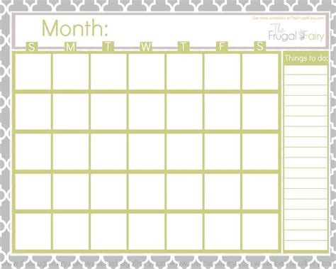 Free Blank Printable Calendar | Free printable calendar monthly, Printable blank calendar ...