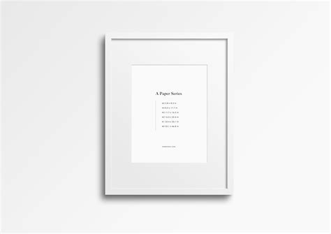 Frame Mockup #250, White Portrait Frame Mockup - FilterGrade