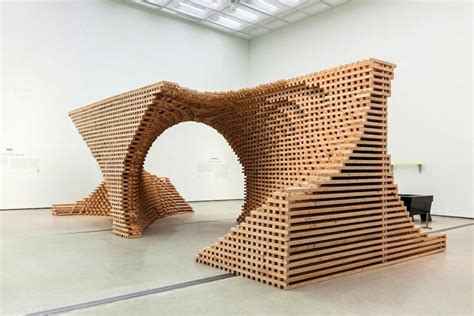 Complex Wooden Structure Composed of 9,076 Pieces