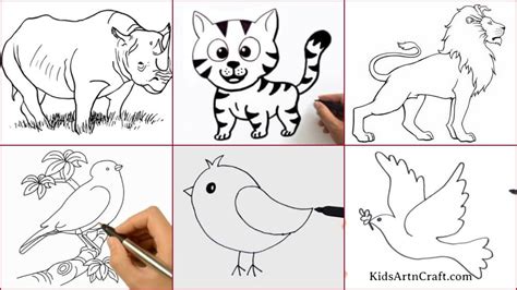 Easy Drawing Tutorials for Kids - Kids Art & Craft