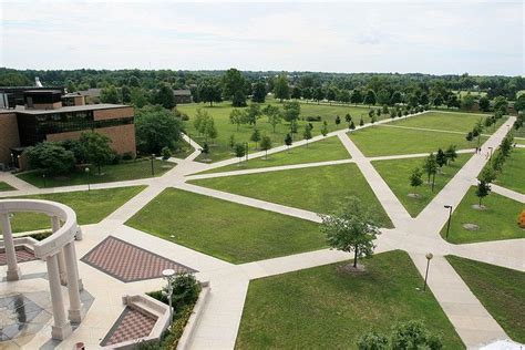 A campus quadrangle at the University of Illinois Springfield and the ...