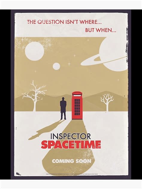 "Inspector Spacetime Poster" Poster for Sale by CameTradingPost | Redbubble