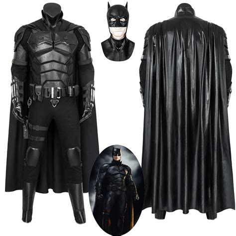 The Batman 2022 Costume Cosplay Abito Maschera Bruce Wayne | eBay