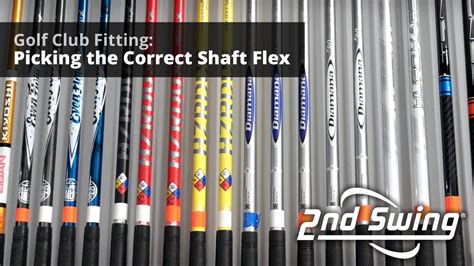 Golf Club Fitting: Picking The Correct Shaft Flex - YouTube