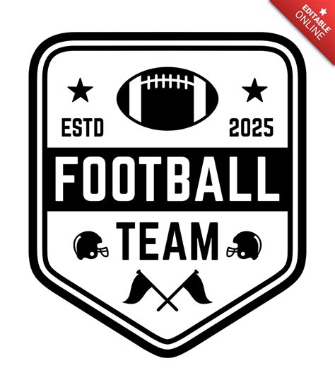 Football Team Badge Logo Design Template | Free Design Template