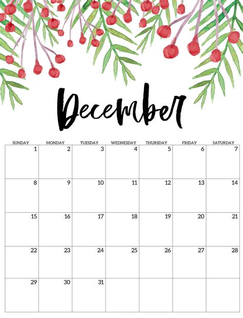 Free Printable Calendar Dec 2021 - Latest News Update