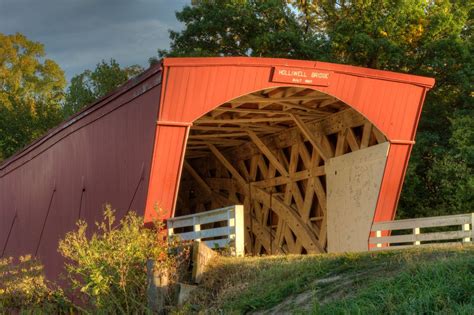 Holliwell (covered) Bridge near Winterset, IA www.Iowa-photo.com Winterset Iowa, Fine Art ...