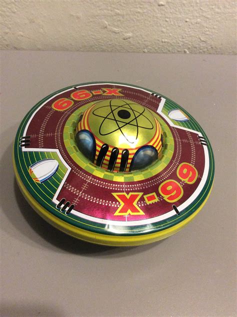 Vintage-Style UFO Spaceship Toy | Etsy