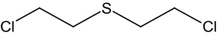 Structural formula for sulfur mustard (HD). | Download Scientific Diagram