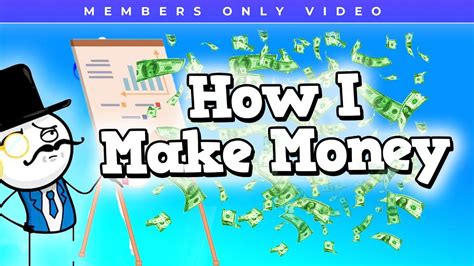 How The Spiffing Brit Makes Money - Members Video - YouTube