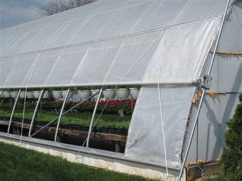 Arched Curtain For Greenhouse Ventilation