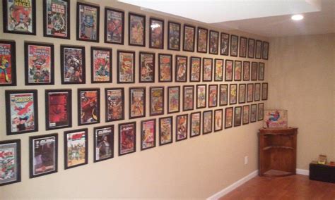 Comic Wall | Comic book wall display, Comic book storage, Comic room