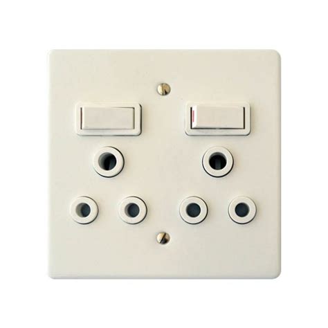 Crabtree Classic White Double RSA Wall Socket 4x4 CT18063/101P ...