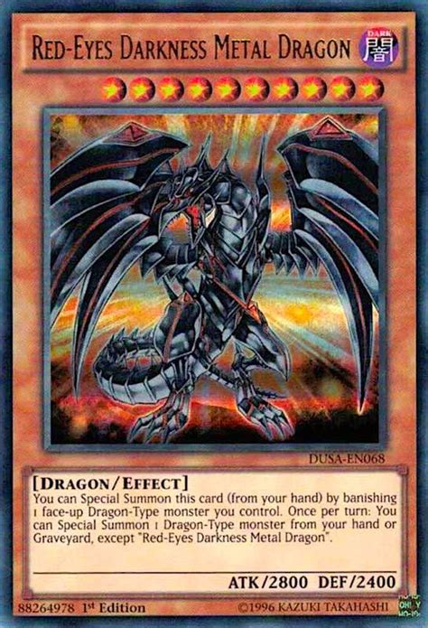 Red-Eyes Darkness Metal Dragon - Duelist Saga - YuGiOh