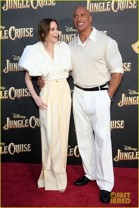 Photo: emily blunt dwayne johnson edgar ramirez jungle cruise premiere 21 | Photo 4594948 | Just ...