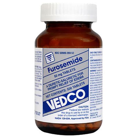 Furosemide 50 mg (500 Tabs) | On Sale | EntirelyPets Rx