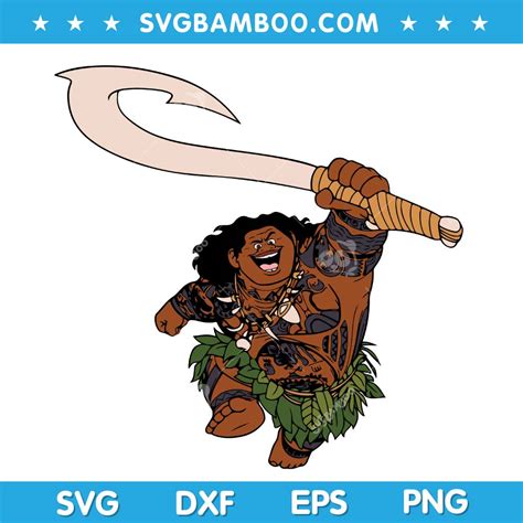 Disney Maui SVG, Maui Moana SVG, Disney Moana Maui SVG