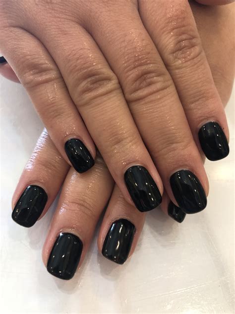 Black onyx by opi 💅🏽 #gelcolor #gelnails #gelpolish #nomani #opi @opi | Nails, Gel nails, Gel color