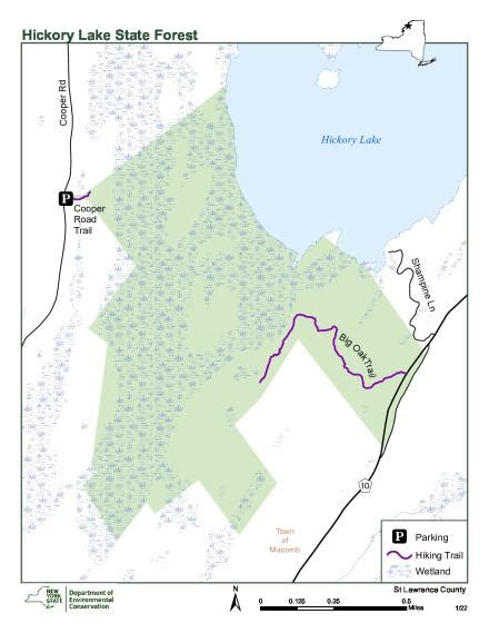 Hickory Lake State Forest Georeferenced Map - NYSDEC