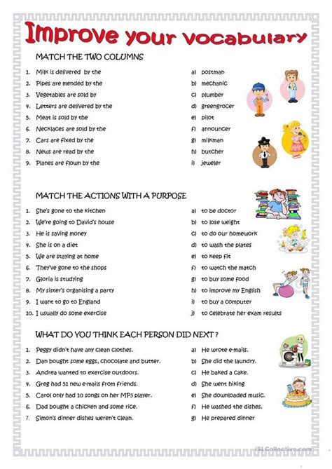 Improve your English worksheet - Free ESL printable worksheets made by ...