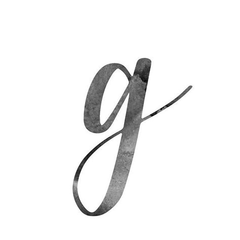 Calligraphy Lowercase G | Lostonfoot