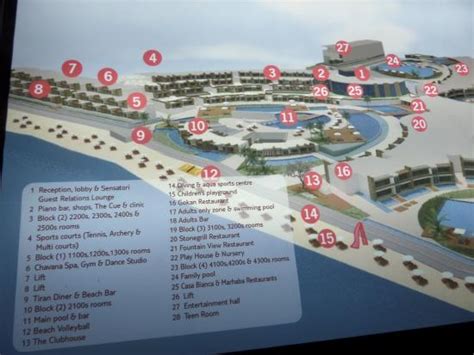 map of the hotel - Picture of Sensatori Sharm El-Sheikh by Coral Sea ...