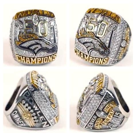 Denver Broncos receive Super Bowl 50 championship rings