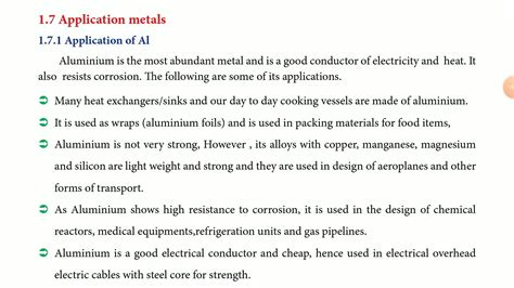 Application of metals - YouTube