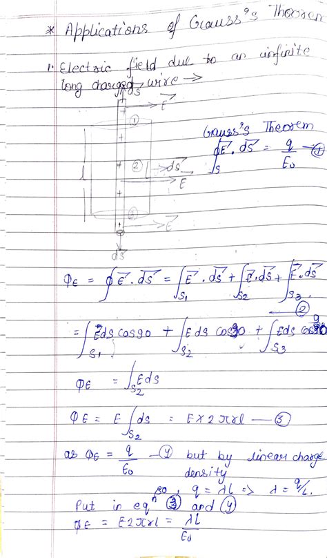 SOLUTION: Applications of gauss theorem - Studypool