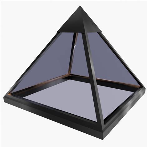 3d pyramid roof model