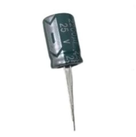 40 Degree Celsius 0.1 Microfarad 25 Volts Aluminium Electrolytic Capacitor Application: High ...