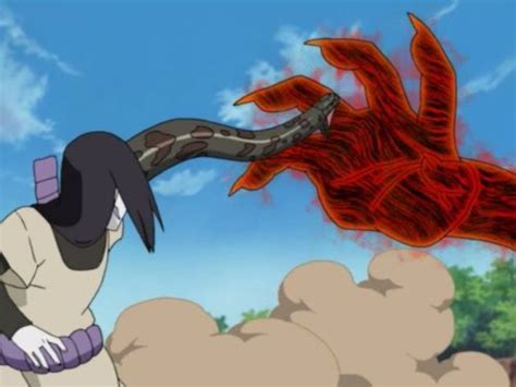 Naruto Nine Tailed Fox Vs Orochimaru