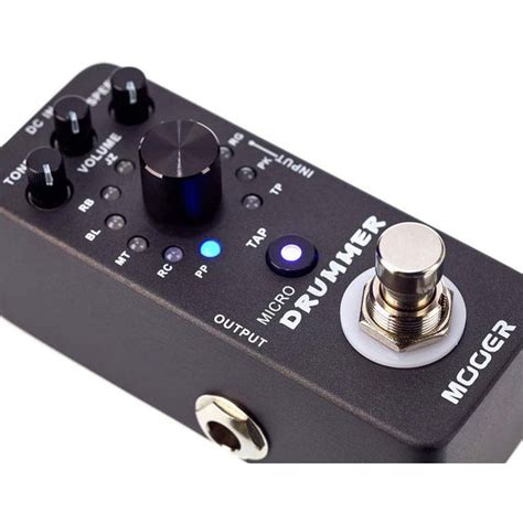 Mooer Micro Drummer Pedal – Motor City Guitar