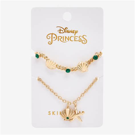Two Pack Gold Tone Disney Princess Bracelets - TK Maxx UK