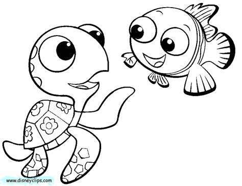 Nemo coloring pages to download and print for free