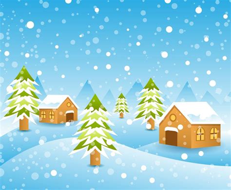 Free Winter Landscape Background Vector Vector Art & Graphics ...