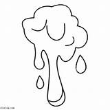 Slime Coloring Pages Ghost Gross Printable Bettercoloring Kids Adults  sketch template