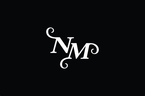 Monogram NM Logo V2 Grafik Von Greenlines Studios · Creative Fabrica