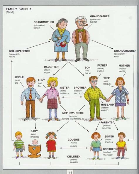 Members Of The Family Vocabulary In English Aprendizaje