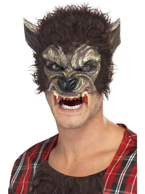 Werewolf Half Face Mask | Halloween | Latex Mask | Berkshire UK