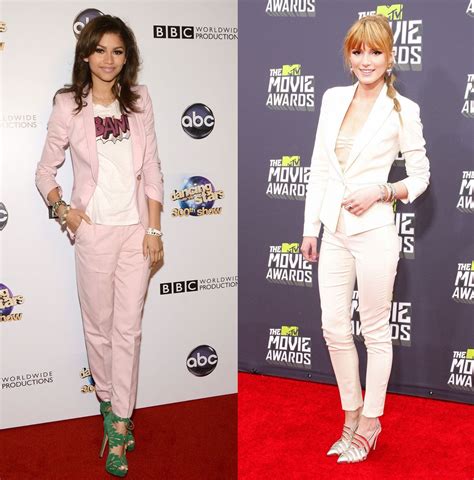 Zendaya Coleman vs. Bella Thorne: Who Perfected Their Pantsuit ...